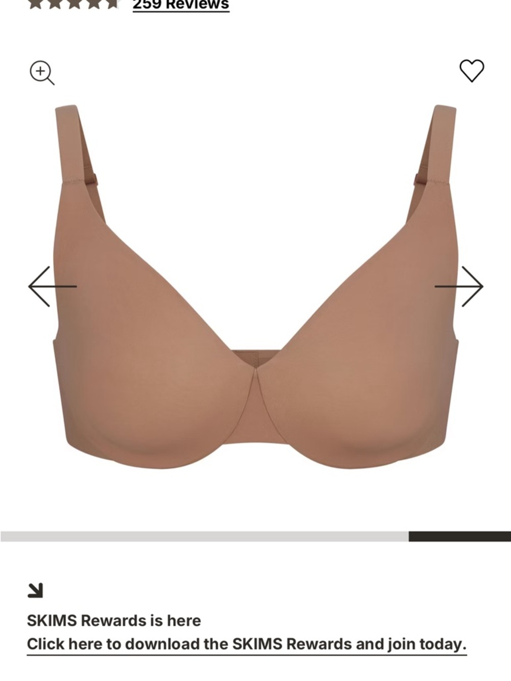 SKIMS 3 Bra set: Seamless Underwire Unlined Full Coverage: Sand, Sienna, & Cocoa - Picture 3 of 8